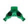 Distributor 2-channel, internal thread 3/4 ", quick-sitting connection, plastic, Greengo