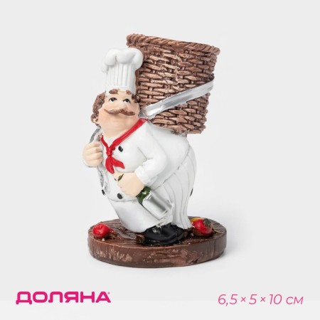 Toothpick stand "Funny cook"