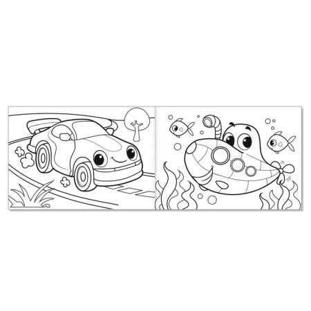 Coloring "Transport. Machine ", A5, 12 p.-1