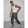 Joggers are sports male, size 50, gray color