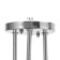Mona chandelier 3x60W E27 chrome, black 47x47x28cm