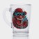 New Year's glass mug for tea "Symbol of the year 2025", 300 ml