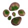 Moss Artificial "Stones", set of 6 pcs., Greengo
