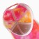 Women's cap Minaku "Tie-Dye", yellow color, rr 54-56