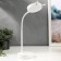 Table sensory lamp 1523/1wt 30hLED 3W AKB USB 2 white modes 10x10x41 cm Risalux
