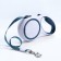Roulette with a system of effective twisting a leash, 3 m, up to 15 kg, gray-blue