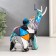 Polystone souvenir "African elephant. Abstraction" 8x13x19 cm