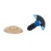 Eyes for dolls, screw with plugs, translucent, set 4 pcs, color blue, size 1 pc: 2 × 2 cm