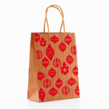 Stamping craft package, round handle, "Christmas tree toys" 15 x 21 x 8 cm, 120 g-3
