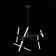 Ceiling Ceiling ST LUCE. SL947.402.10. Laconicita. 10x5 watts, G9, 4000k, 160x40x95 cm, black color