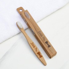 Toothbrush Children's Little MR, Bamboo 14 × 2 × 2 cm