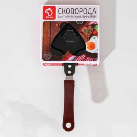 Flot “Flower”, d = 12 cm, plastic handle, anti -stick coating, black color-6