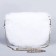 Plush bag, 24x19x3 cm, white color