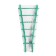 Shpalera, 47 × 19 × 0.5 cm, plastic, green