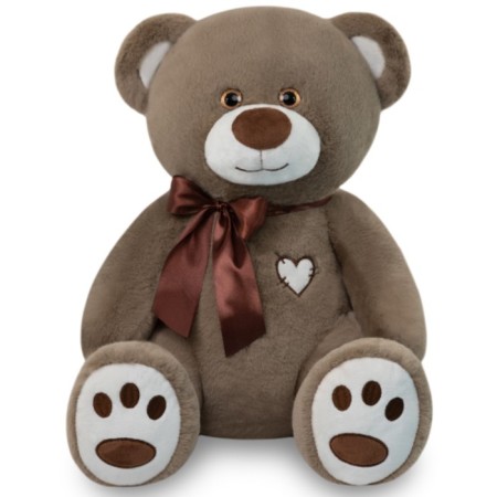 Soft toy "Bear Tom", 65 cm, brown color