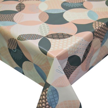 Camelia oilcloth 140 cm, roll 20 m, drawing "Mattina Pink"