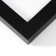Photo frame MDF "Ellis" 21x30 cm, with a paspartm, black
