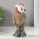 Souvenir Polystone "Wise owl Madeline" White with gold 15x7.5x8 cm