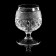A set of crystal glasses for cognac "Rombs", 200 ml, 6 pcs