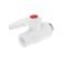 Ball the ball valfex, d = 25 x 3/4 ", external thread, combined, polypropylene