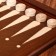 Handmade backgammon "Flying Eagle", 60x30 cm, with a chess field, a walnut array, Armenia