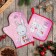 Hello Winter kitchen set, mittens of 20x28 cm, 19x19 cm, 100% HL