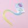 Hair clips, colored strand "You will be from Love"
