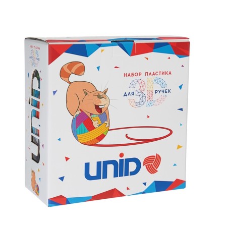 UNID ABS-20 plastic, for 3D pen, 10 m, 20 colors in a set-3