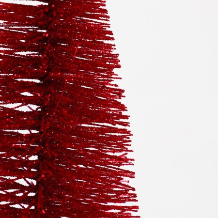 New Year's decor "Christmas tree in red color with sparkles" 8 × 8 × 15 cm-1