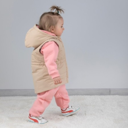 Beginning children's insulated kinderlitto "Country", height 86-92 cm, beige color-5