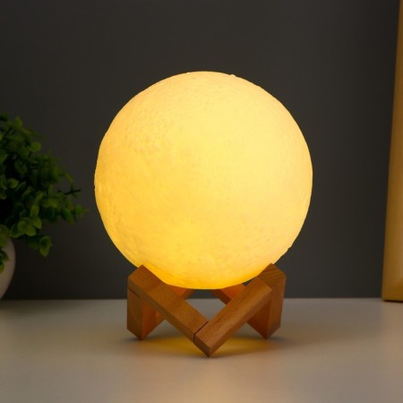 Nightlight "Planet" Led usb white 12x12x11.5 cm Risalux