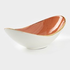 Ceramic sapphire sapphire, 25 × 13 × 8.5 cm, orange color