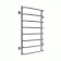 Water towel Terminus "Standard" P8, 500x800 mm, lateral connection, chromium