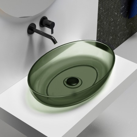 ABBER KRISTALL AT2801VESUVAN, invoice, 600x400x130 mm, transparent, olive