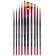 System of synthetics 10 pieces, Brauberg Premium, round No. 1, 2, 3, 5, 8; Flat No. 2, 4, 6, 8, 10