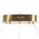 Luer with DPD "Boges" LED 132W 3000-6000K gold 98x14x5 cm Bayerlux