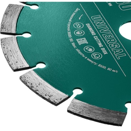 Diamond disk Kraftool 36680-230, 10 x 2.8 mm, d = 22.2 mm, 230 mm-1