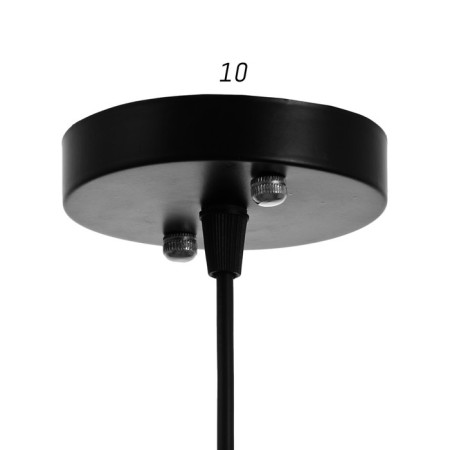 Lamp Bayerlux 1398/1bk E27 40W Black 40x40x23 cm-5