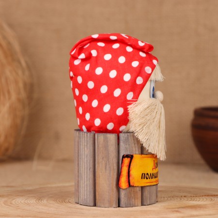 Brownie Lucky "House-Full Cup", on a barrel, 14x8x8 cm-3
