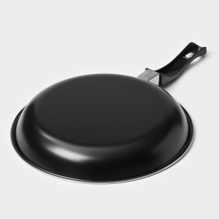 Set of the jacqueline pan, 3 subjects: 20/25/30 × 4 cm, anti -stick coating, black color-12