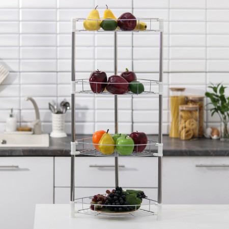 Those desktop 4th section 4 section, 38.5 × 27.5 × 77 cm, color chromium-1