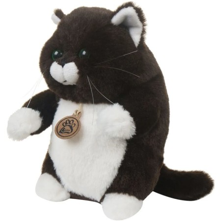 Soft toy "Cat Fat", color bitter chocolate, 20 cm AT365258-1
