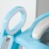 Children's lining - a seat on the toilet with a step, with a soft seat, blue color