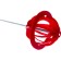 Mixer for paints bison Globe 06006-82-40, plastic, D = 6 mm, 82 x 80 x 400 mm