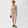 Women's dress Minaku: Safari Mini Beige Color, Rr. 48