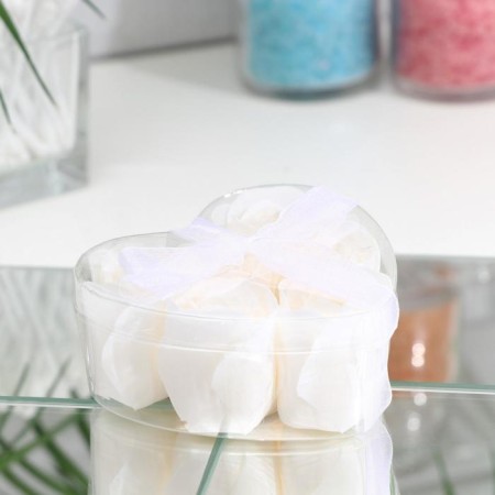 Soap roses, white, set 6 pcs.-1