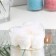 Soap roses, white, set 6 pcs.