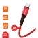 Gopower GP02T, Type -C - USB, 2.4 A, 1 m, data transfer, nylon, red