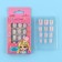 Children's false nails "Fire", 12 pcs