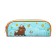 Penal is soft, 1 department, 80 x 210 x 40 mm, voluminous, Hatber, "Really cool capibar" Green NPK_65230